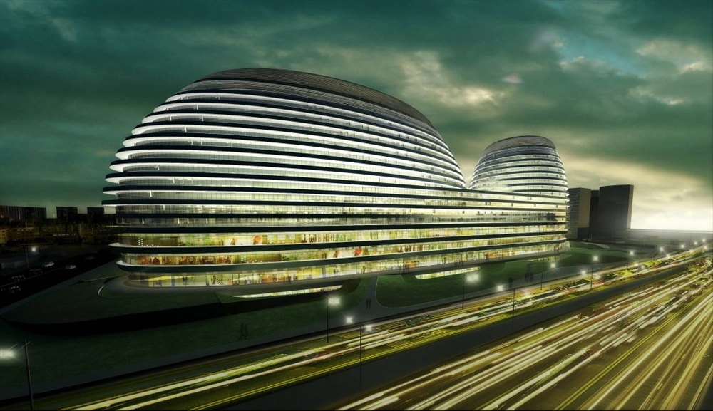 Archisearch - Galaxy Soho / Beijing China / render Zaha Hadid Architects