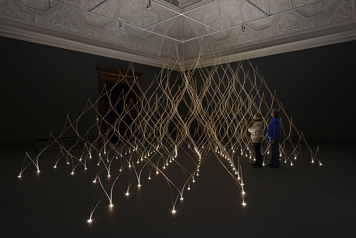 Archisearch - Installation by Kengo Kuma.  Photo (c) Royal Academy of Arts, London, 2014. Photography: James Harris. 