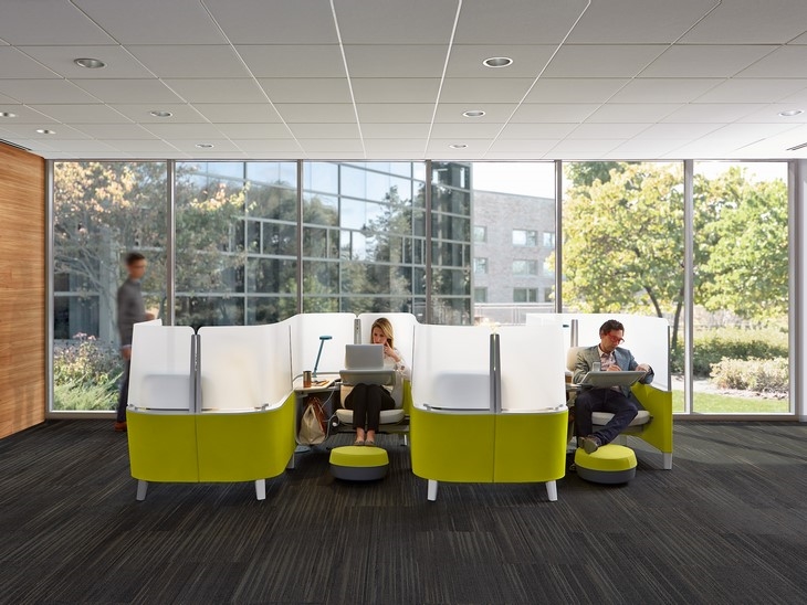 Archisearch TIME FOR A BREAK AT WORK? THESE ARE THE LOUNGES YOU NEED / STEELCASE