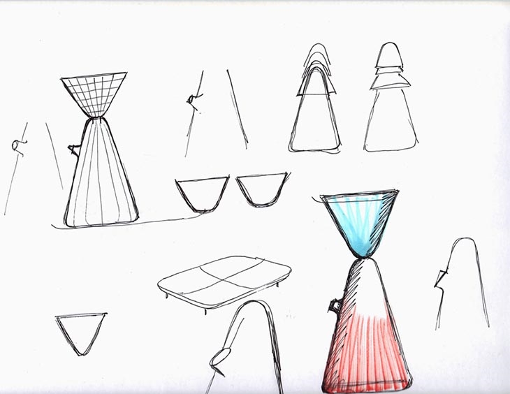 Archisearch - Design Sketches from Luca Nichetto. Source Design Boom