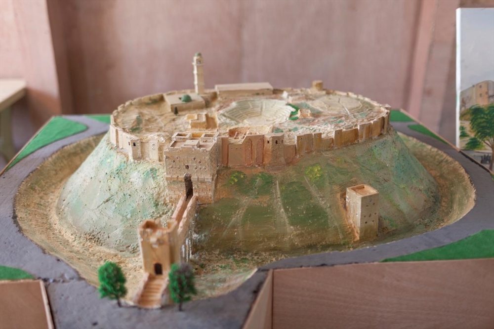 Archisearch Syrian Blown Up Lamdmarks Restored in Model by Local Artists