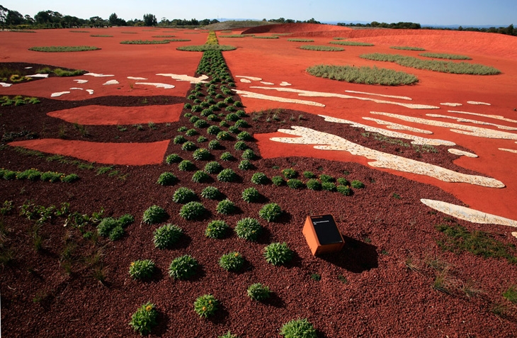 Archisearch - The Australian Garden by Taylor Cullity Lethlean and Paul Thompson_Details Of The Red Sand Garden