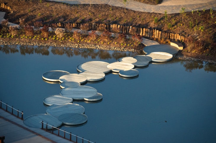 Archisearch - The Australian Garden by Taylor Cullity Lethlean and Paul Thompson_Detail Of Gondwana Garden_The Circles 