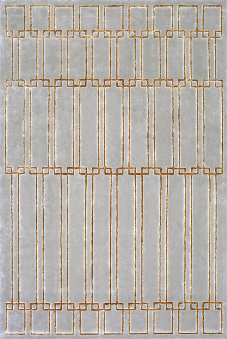 Archisearch - Hand Tufted Merino Wool Rug with Viscose Pattern Model: Thebes  