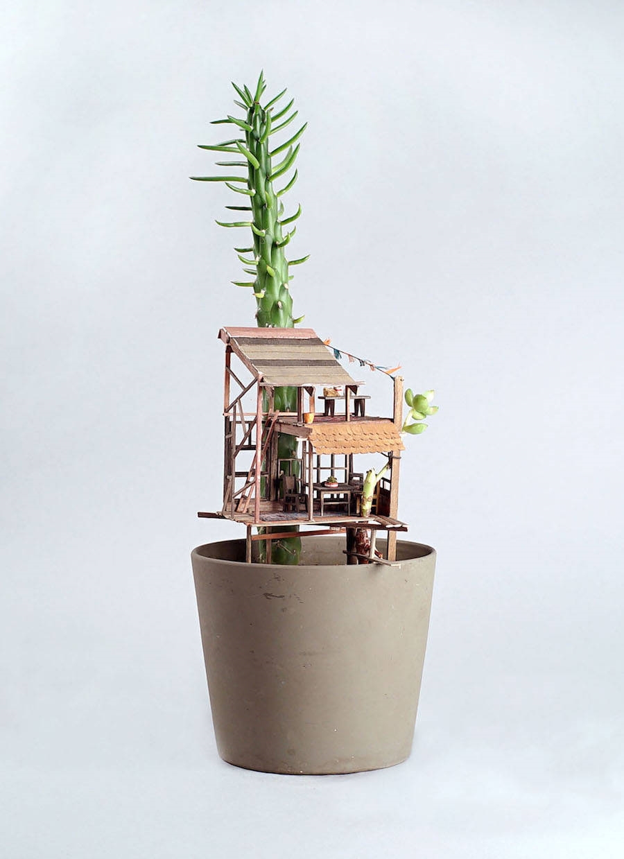 Archisearch - Tiny houses built around plants / Jedediah Voltz Corwyn
