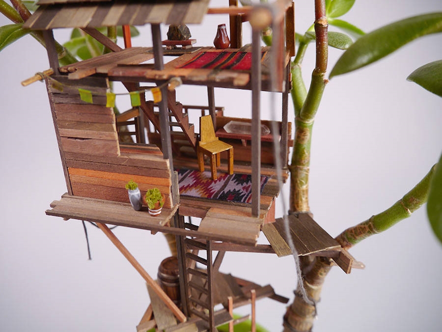 Archisearch TINY HOUSES BUILT AROUND PLANTS REVIVE CHILDHOOD MEMORIES