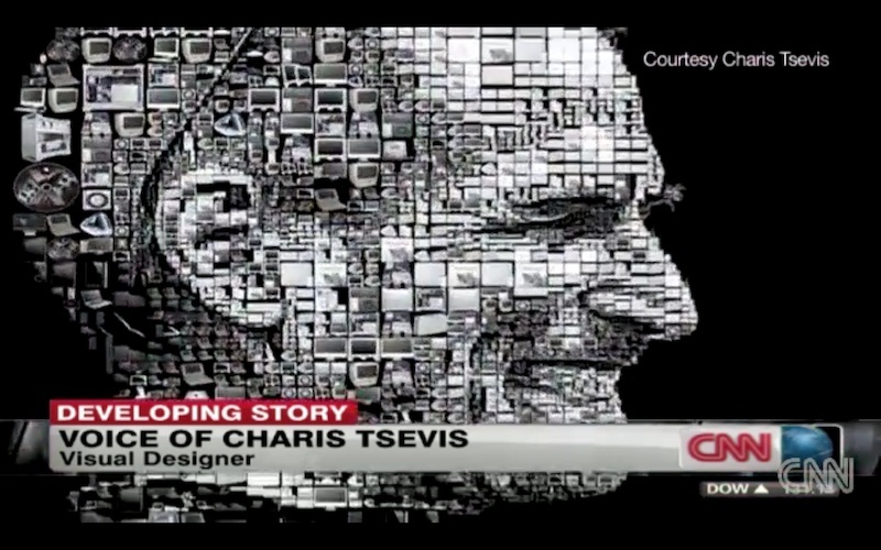 Archisearch - O DESIGNER ΧΑΡΗΣ ΤΣΕΒΗΣ, ΔΙΑΣΗΜΟΣ ΓΙΑ ΤΑ ΥΠΕΡΟΧΑ ΠΟΡΤΡΑΙΤΑ ΜΩΣΑΪΚΑ ΤΟΥ STEVE JOBS ΜΙΛΑ ΣΤΟ CNN