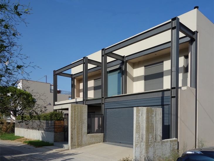 Archisearch - STEEL HOUSE IN PATRAS / KOSTAS TSIAMBAOS, MYRTO KIOURTI ARCHITECTS