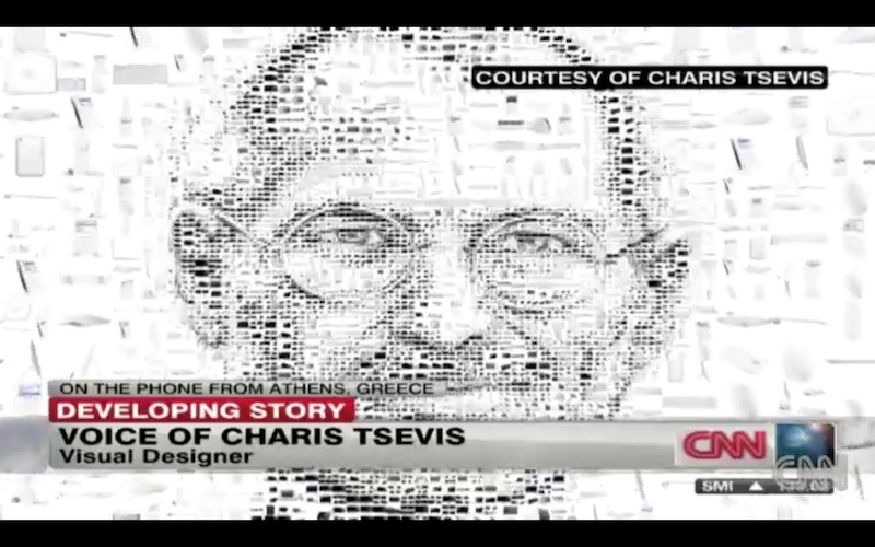Archisearch - CNN Screen shot / Charis Tsevis design