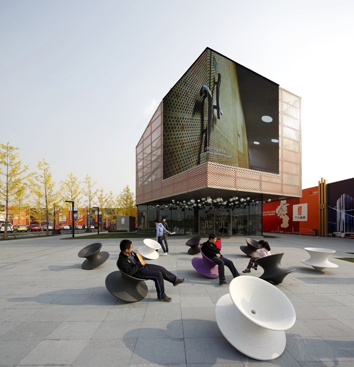 Archisearch VANKE NEW CITY CENTER SALES GALLERY BY SPARK IN NANJING CHINA 