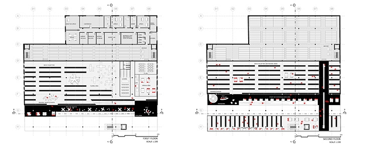Archisearch - Varna`s New Library Competition, Winning Proposal / Architects for Urbanity / Plans