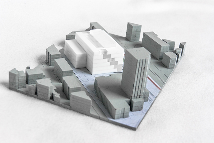Archisearch - Varna`s New Library Competition, Winning Proposal / Architects for Urbanity / Model