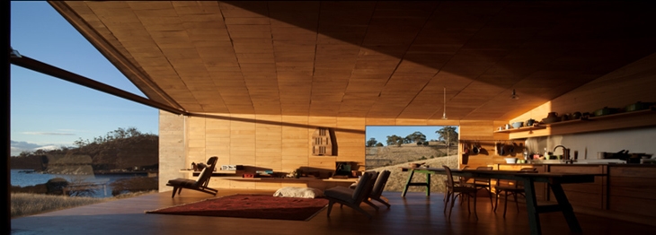 Archisearch - Winner of Villa Project of the Year 2012 Shearer`s Quarter on North Bruny Island, Australia, John Wardle Architects 