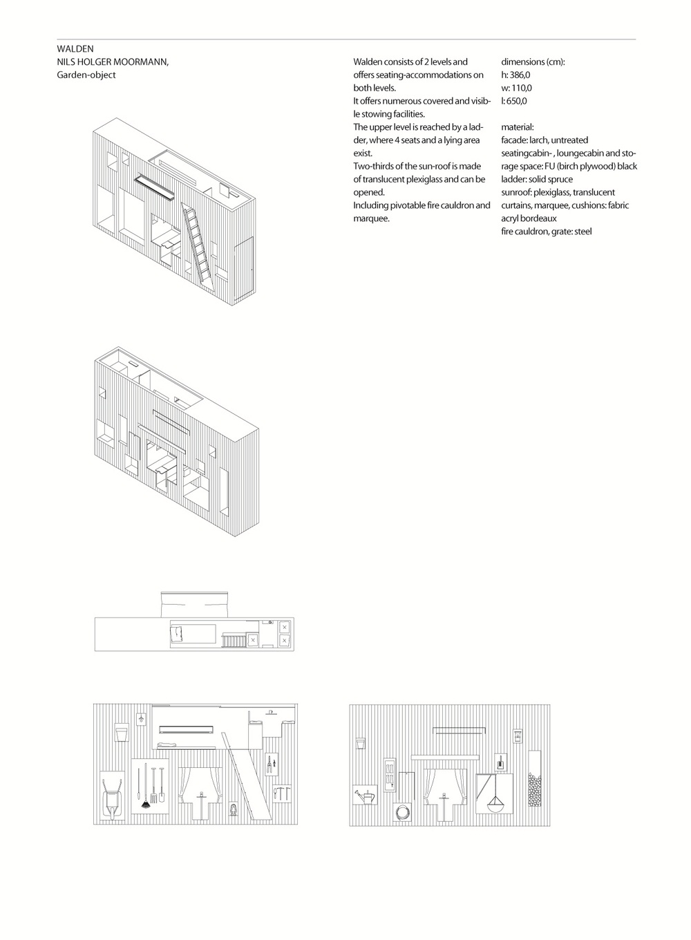 Archisearch Walden / Wooden Box by Nils Holger Moormann   