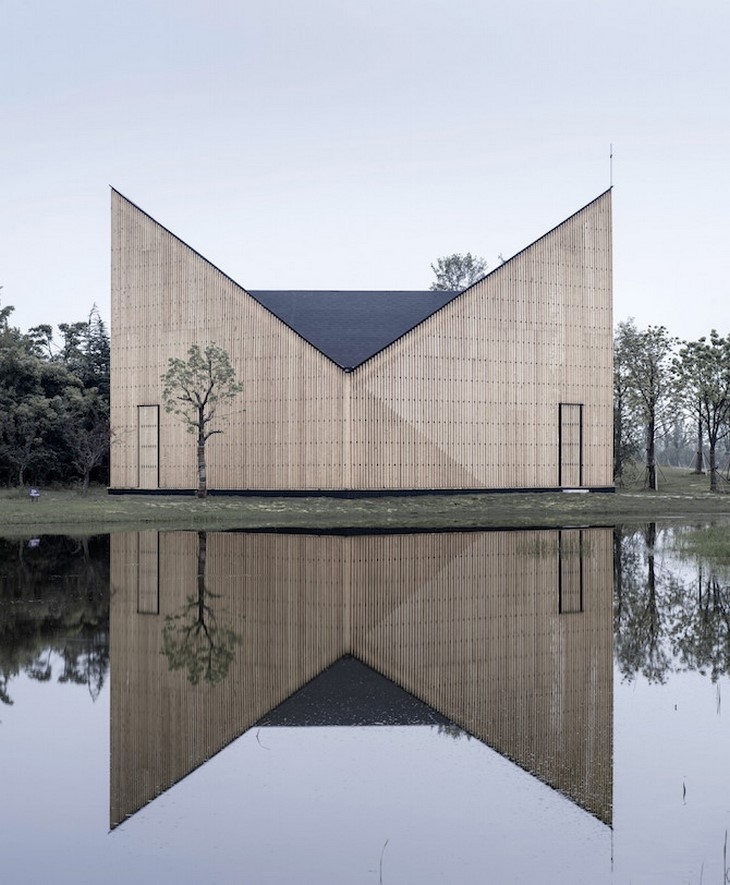 Archisearch - AZL ARCHITECTS DESIGN A STUNNING CHURCH IN A CHINESE GARDEN