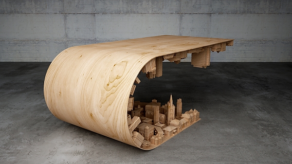Archisearch - Wave City Coffee Table / Stelios Mousarris