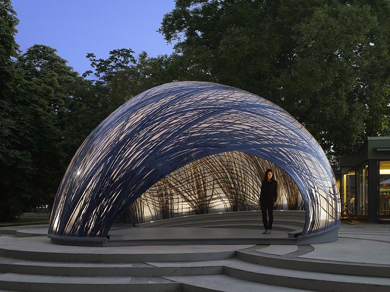 Archisearch ICD / ITKE RESEARCH PAVILION INSPIRED BY SUBAQUATIC SPIDERS' NEST