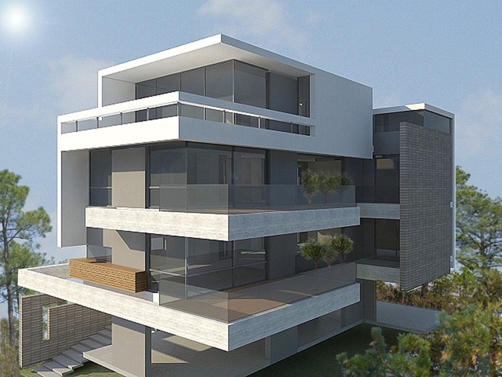 Archisearch - Apartment building in Glyfada