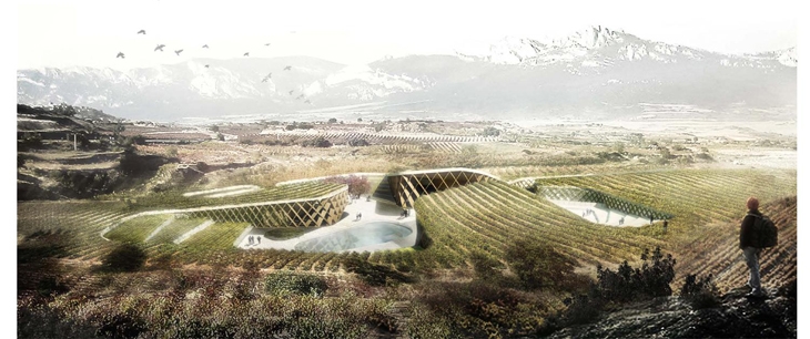 Archisearch - RIVAS AND CARAZO 1RST WINNERS OF THE LANDSCAPE ARCHITECTURE AND WINE COMPETITION 