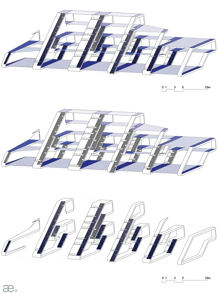 Archisearch - Sectional Analysis Diagrams, Ytheca Pavilion by Aristotheke Eutectonics