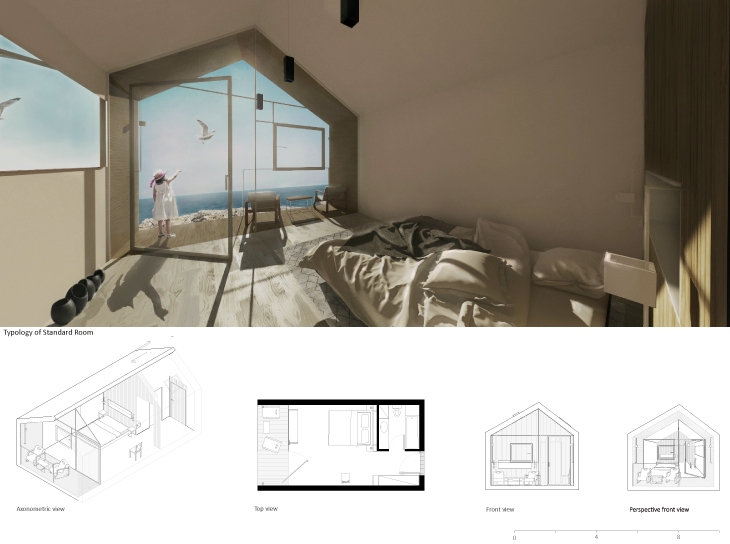 Archisearch F. LIAKOS, I. MARCANTONATOU & A. VISVINIS WON AN HONORABLE MENTION FOR YOUNG ARCHITECTS LIGHTHOUSE SEA HOTEL