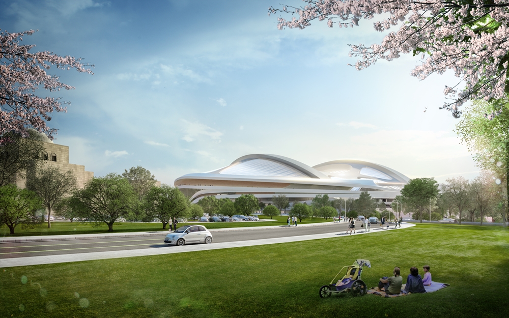 Archisearch - New National Stadium, Tokyo / Zaha Hadid Architects