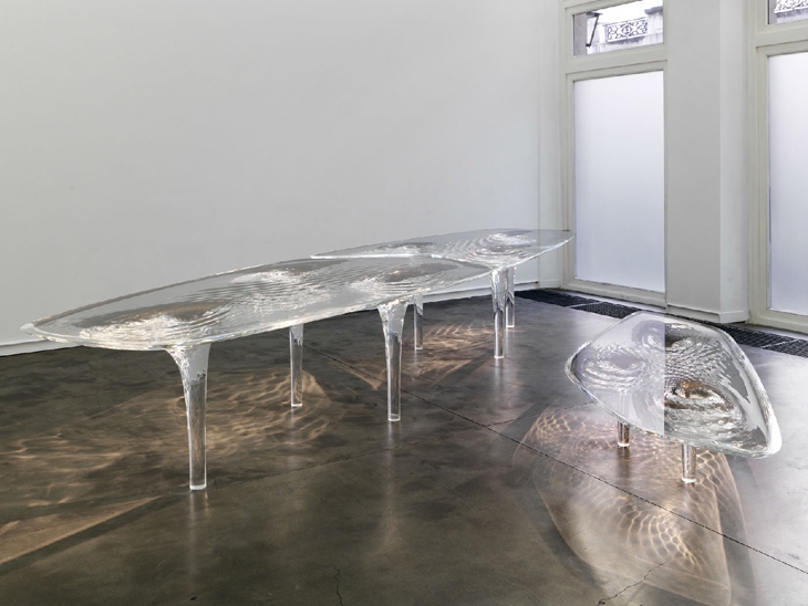 Archisearch - ZAHA HADID LIQUID GLACIAL TABLE AT THE DAVID GILL GALLERIES