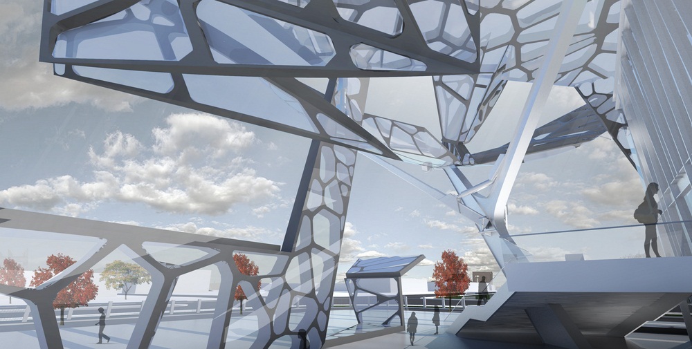Archisearch TRANSFORMER LIKE ZOOMLION HEADQUARTERS EXHIBITION CENTER |  amphibianArc