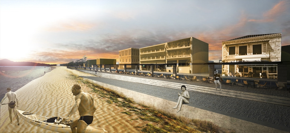 Archisearch - tense architecture network_reformation of Neapoli sea front