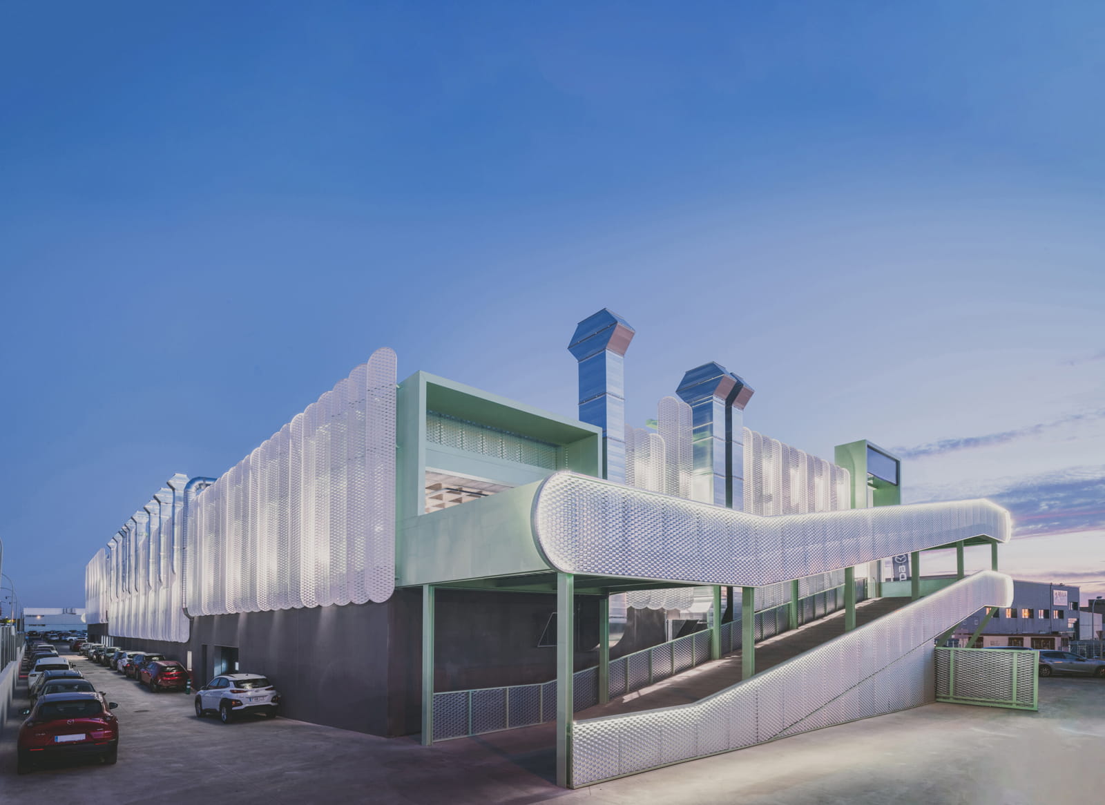 Archisearch OOIIO Reimagines Industrial Architecture with the Leganés Auto Center in Madrid