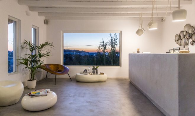 Archisearch - Stella Andronikou renovated Ostraco Suites in Mykonos