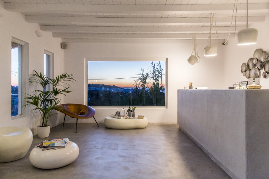 Archisearch Stella Andronikou renovated Ostraco Suites in Mykonos