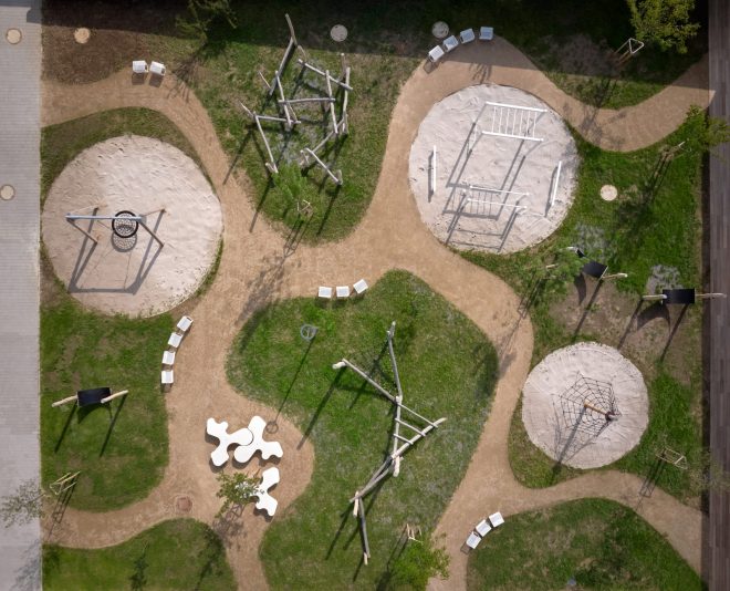 Archisearch - ARCHITECTURE FOR EDUCATION: OVA transform a former industrial site into VIA Kindergarten and Elementary School in Czech Republic