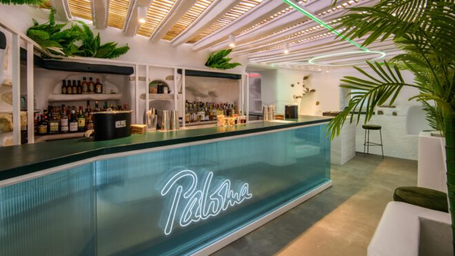 Archisearch - ADD Architecture studio designed Paloma bar in Mykonos island.