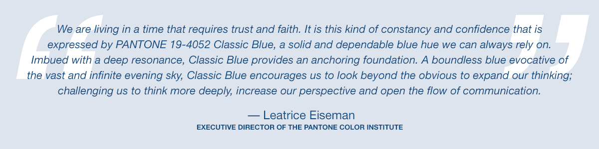 Archisearch Classic Blue is the PANTONE COLOR 2020