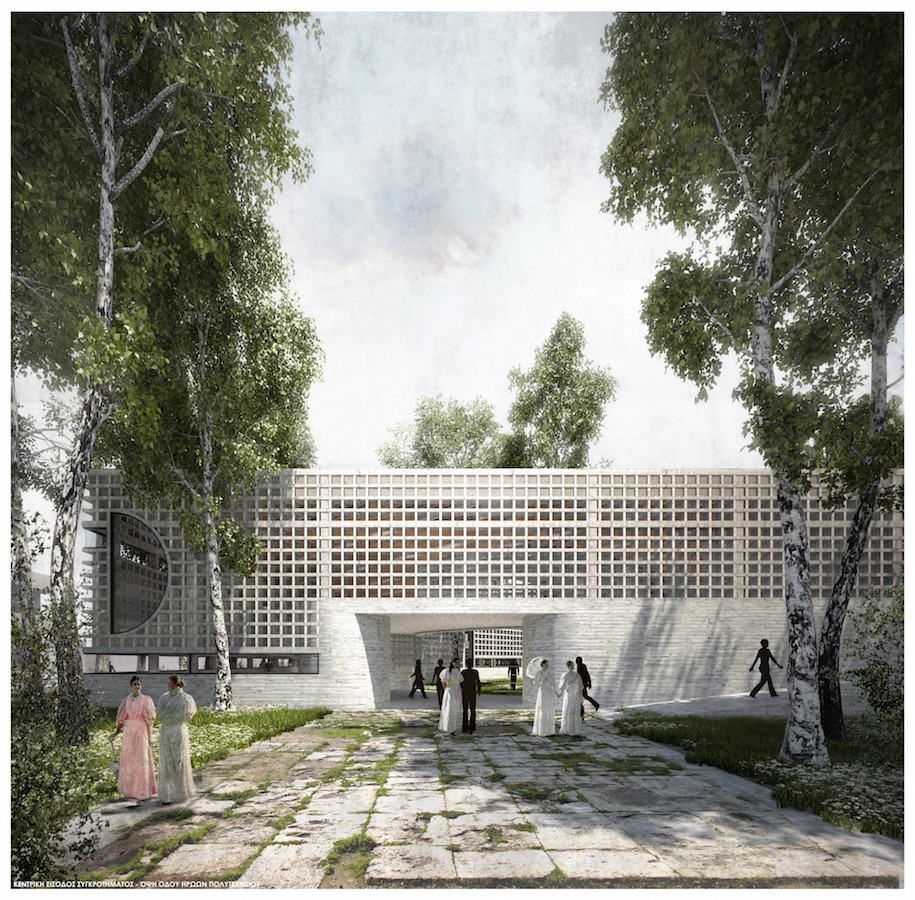 Archisearch Hortus Conclusus: G. Syriopoulou and L. Papalampropoulos propose an enclosed garden sanctuary for the new administration building of West Attica