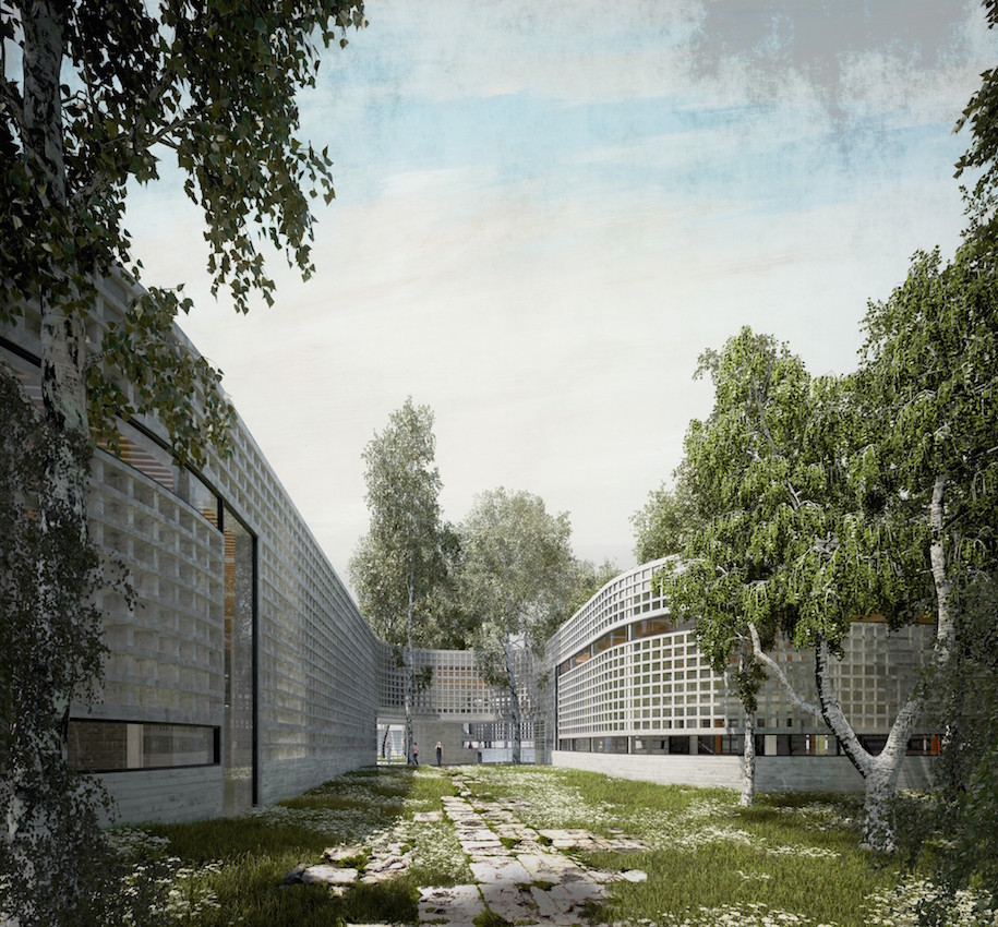 Archisearch Hortus Conclusus: G. Syriopoulou and L. Papalampropoulos propose an enclosed garden sanctuary for the new administration building of West Attica