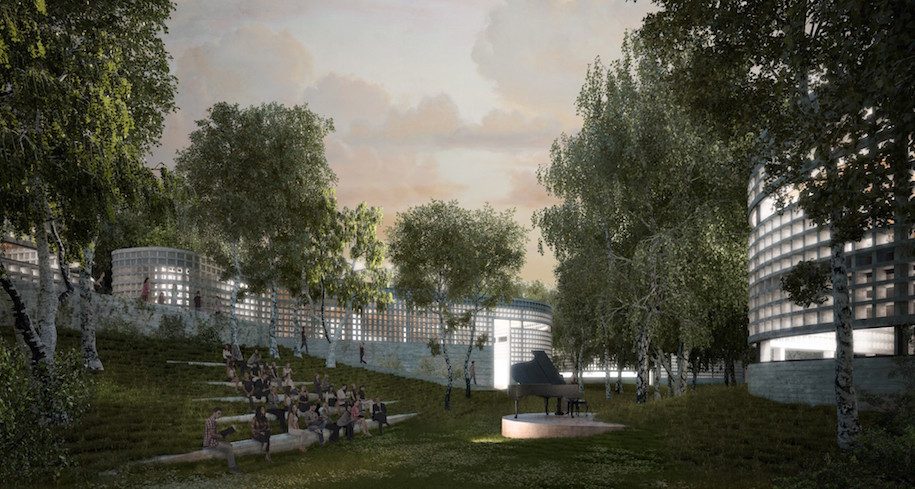 Archisearch Hortus Conclusus: G. Syriopoulou and L. Papalampropoulos propose an enclosed garden sanctuary for the new administration building of West Attica