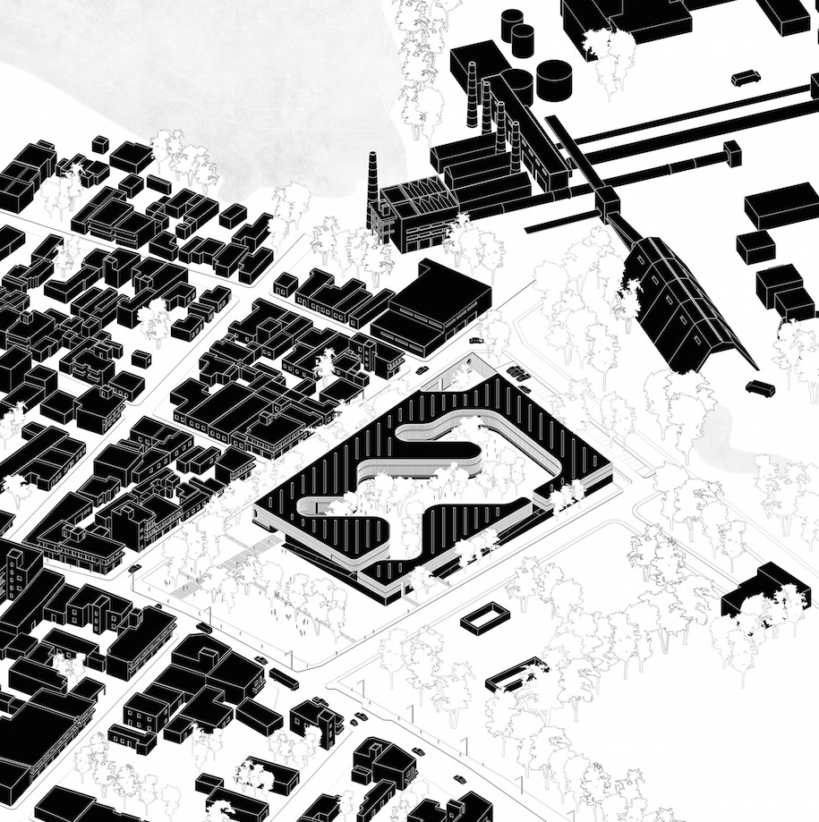 Archisearch Hortus Conclusus: G. Syriopoulou and L. Papalampropoulos propose an enclosed garden sanctuary for the new administration building of West Attica