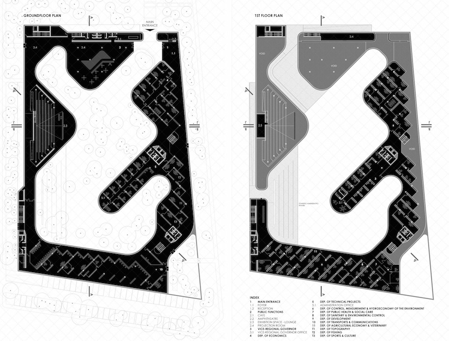 Archisearch Hortus Conclusus: G. Syriopoulou and L. Papalampropoulos propose an enclosed garden sanctuary for the new administration building of West Attica