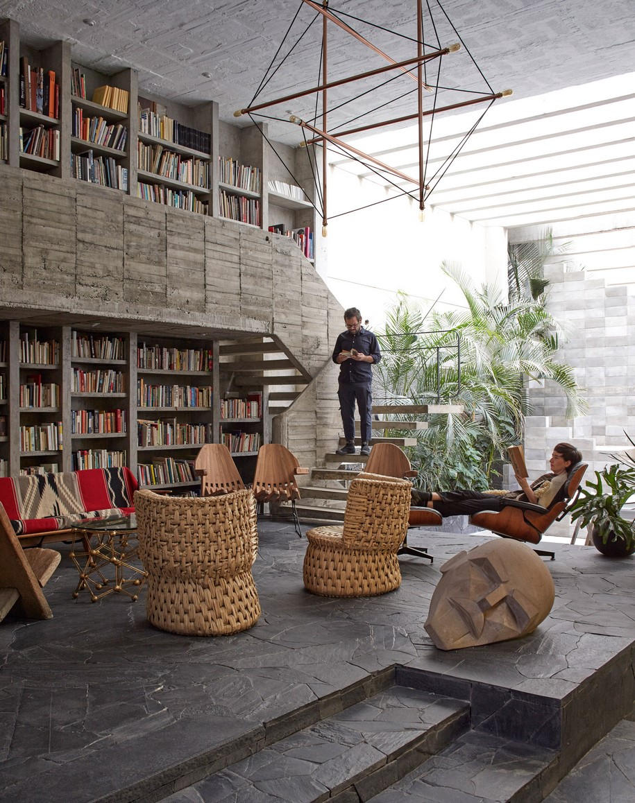 Pedro Reyes, Carla Fernandez, house, brutalism, concrete, minimalism, modernism, mexico, mexico city, grey, cement, paving