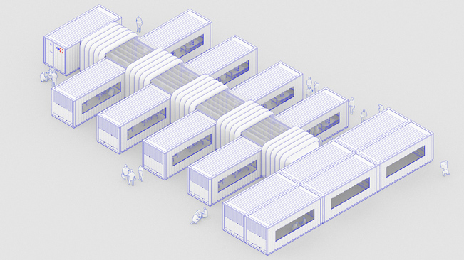 Archisearch Connected Units for Respiratory Ailments (CURA) for emergency coronavirus treatment | Carlo Ratti and Italo Rota architets