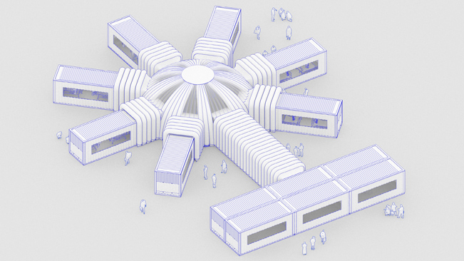 Archisearch Connected Units for Respiratory Ailments (CURA) for emergency coronavirus treatment | Carlo Ratti and Italo Rota architets