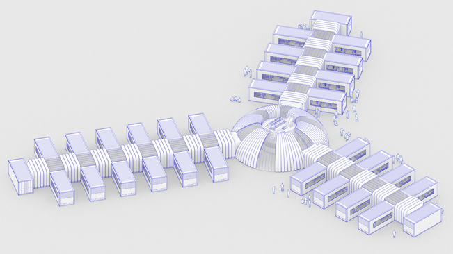 Archisearch Connected Units for Respiratory Ailments (CURA) for emergency coronavirus treatment | Carlo Ratti and Italo Rota architets