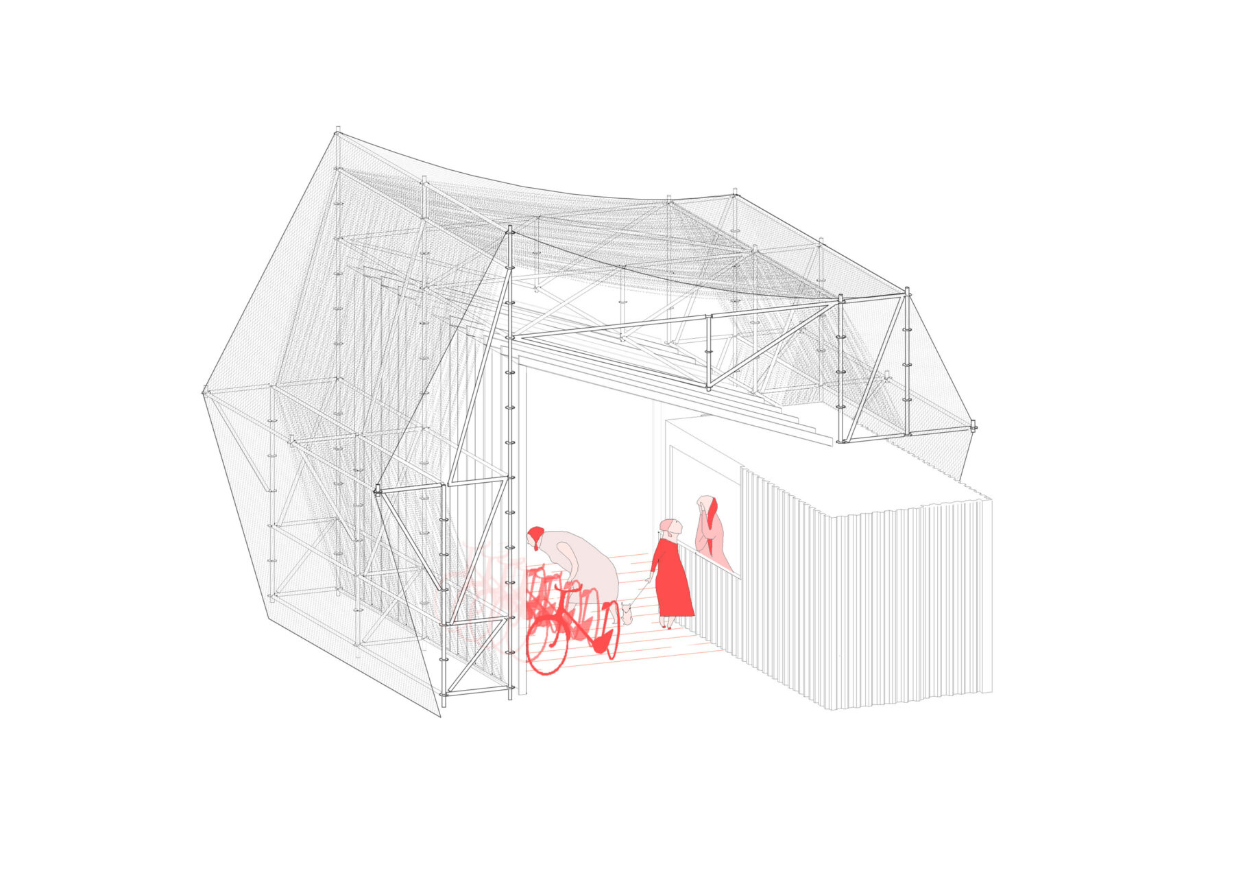 Archisearch ΕΣΩ 2022 _ Meet the Speakers | Information point in Glorias square, Barcelona, Spain by Peris+Toral Arquitectes