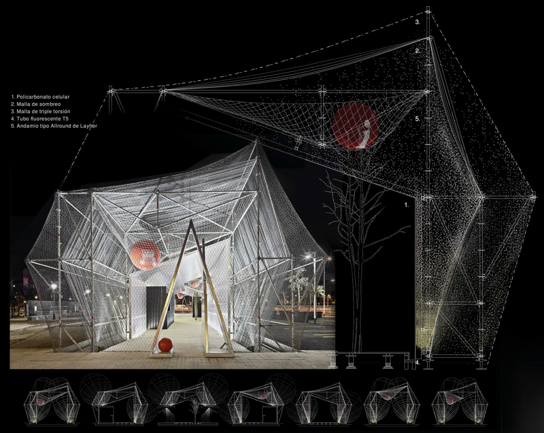 Archisearch ΕΣΩ 2022 _ Meet the Speakers | Information point in Glorias square, Barcelona, Spain by Peris+Toral Arquitectes