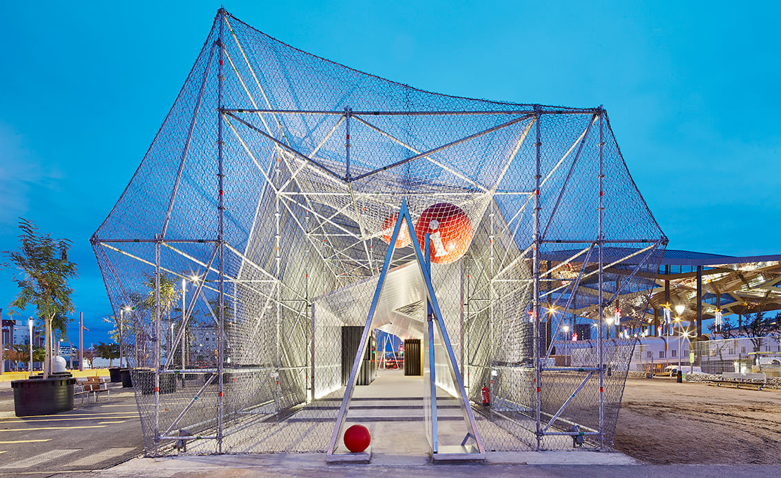 Archisearch ΕΣΩ 2022 _ Meet the Speakers | Information point in Glorias square, Barcelona, Spain by Peris+Toral Arquitectes