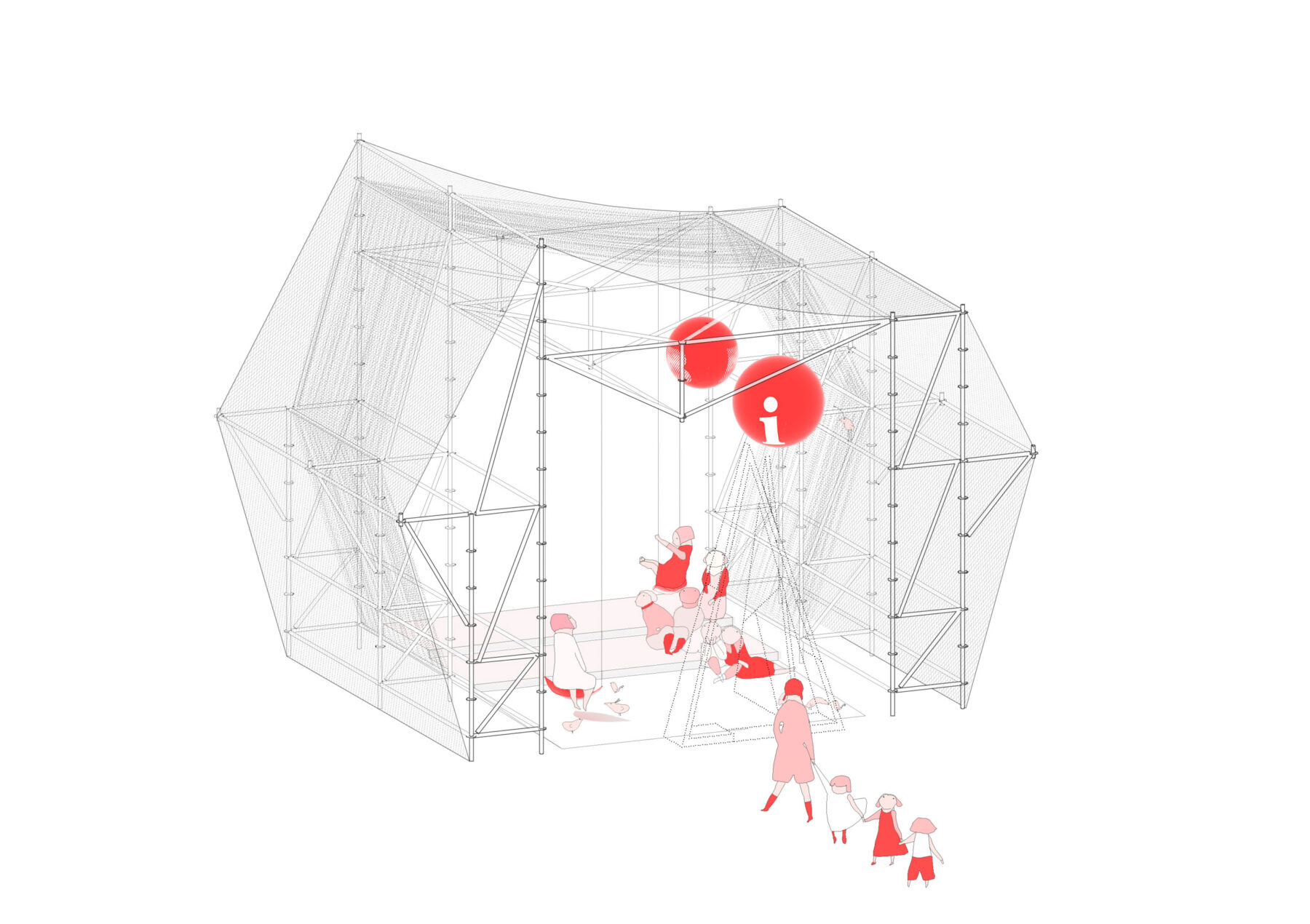 Archisearch ΕΣΩ 2022 _ Meet the Speakers | Information point in Glorias square, Barcelona, Spain by Peris+Toral Arquitectes