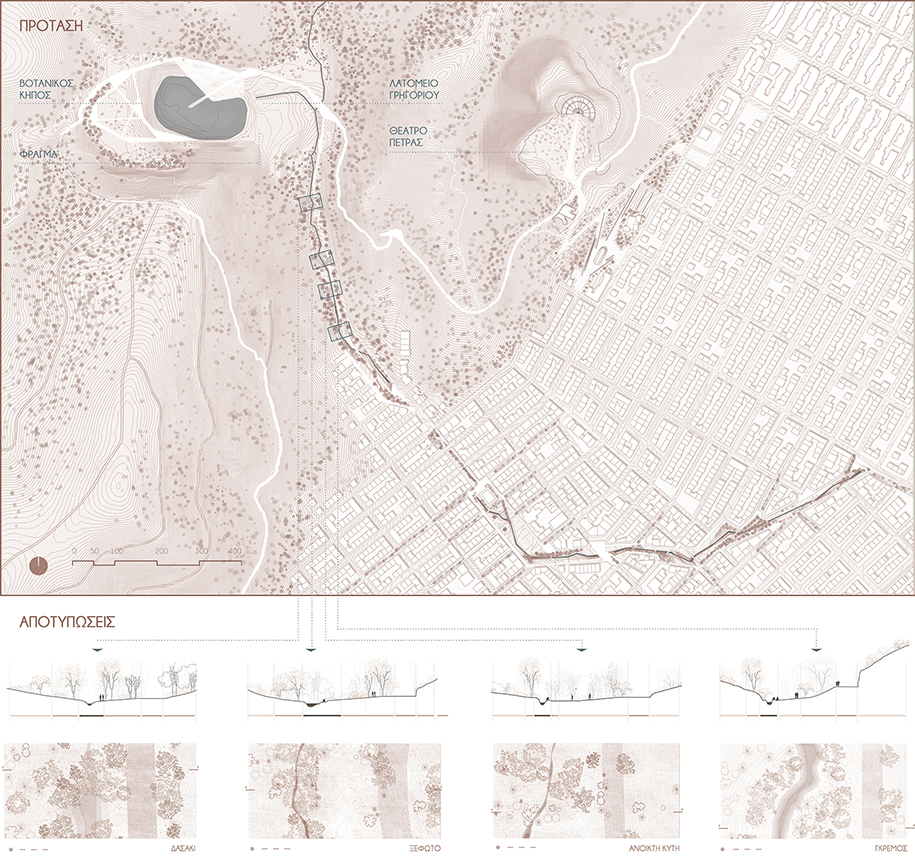 Archisearch Mountainscapes Adrift_ Connections between Mount Pikilo and Petroupolis | Diploma thesis project by Loukia Paraskevi Deli, Anna Kalligeri Skentzou, Fotis Poulopoulos