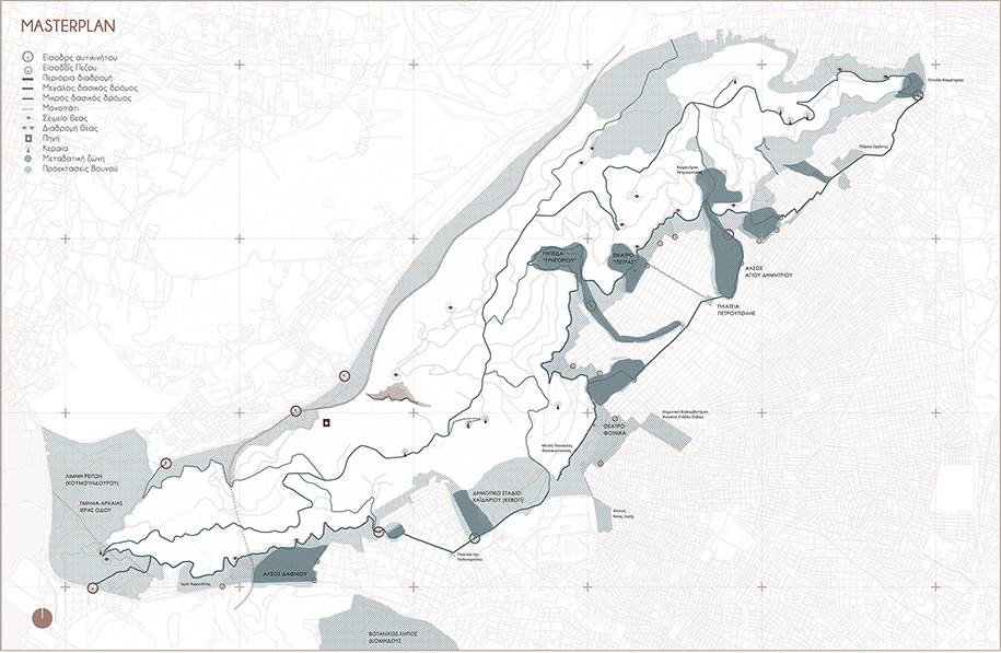 Archisearch Mountainscapes Adrift_ Connections between Mount Pikilo and Petroupolis | Diploma thesis project by Loukia Paraskevi Deli, Anna Kalligeri Skentzou, Fotis Poulopoulos